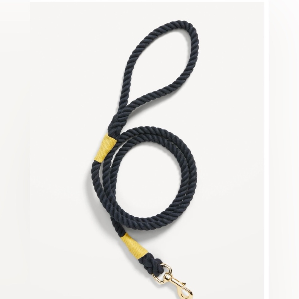 Old Navy Braided Rope Leash For Pets (Dogs & Cats) Size 5 Feet Long (New)